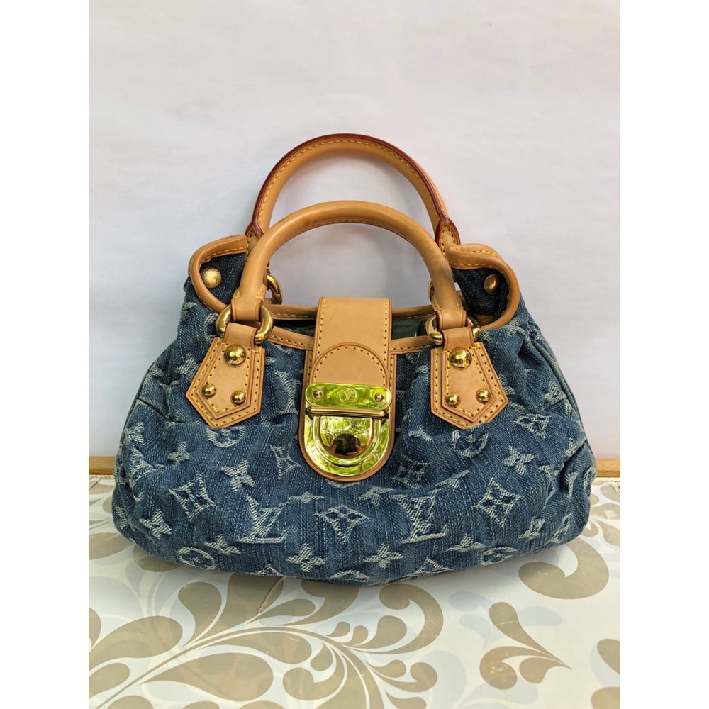 ❌SOLD on Ⓜ️❌ Louis Vuitton Denim Pleaty Blue
